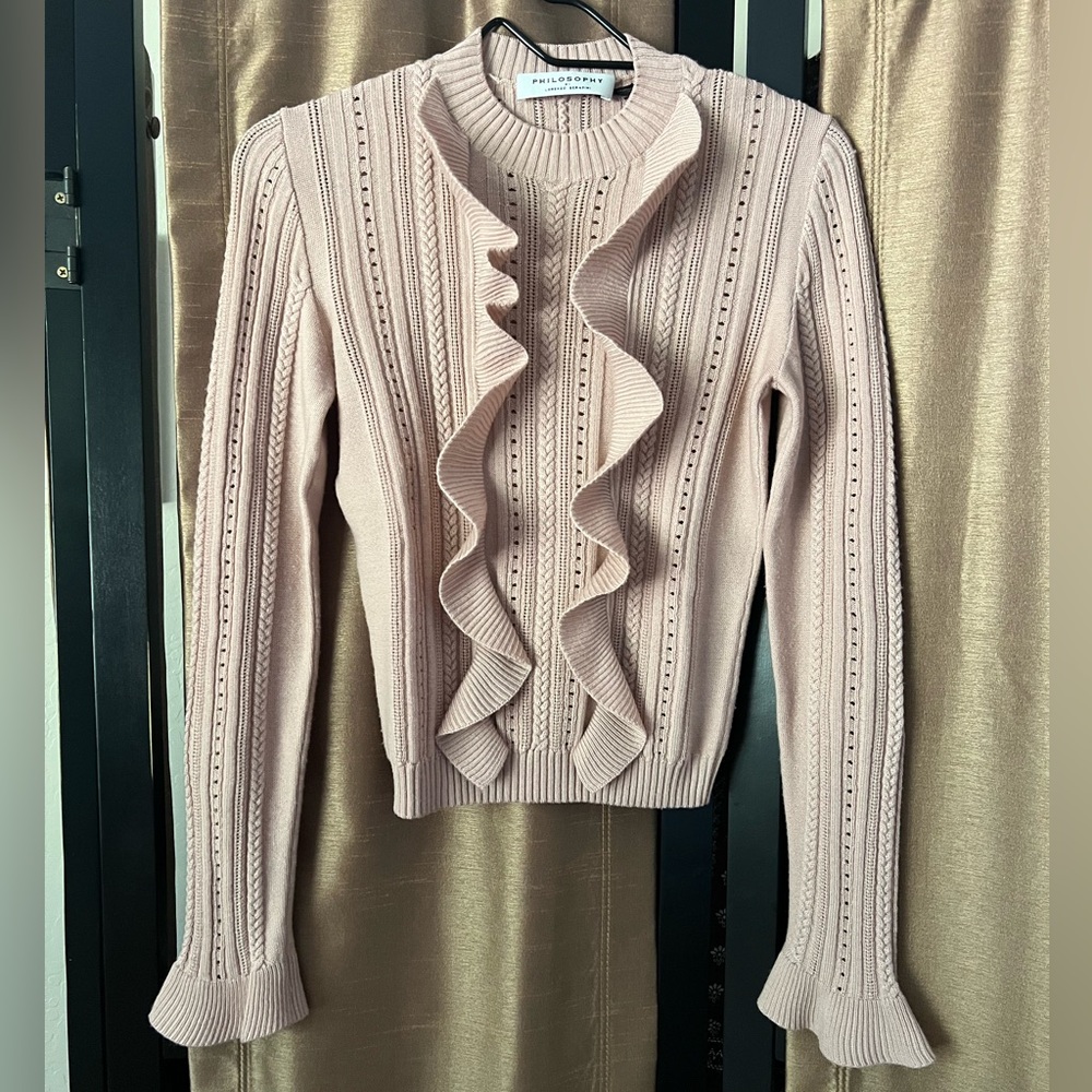 Philosophy di Lorenzo Serafini Tan Sweater - Size XS